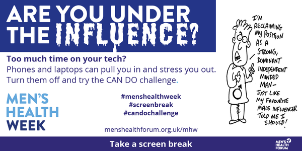 Men's health and the internet - take a screen break (resource pack)