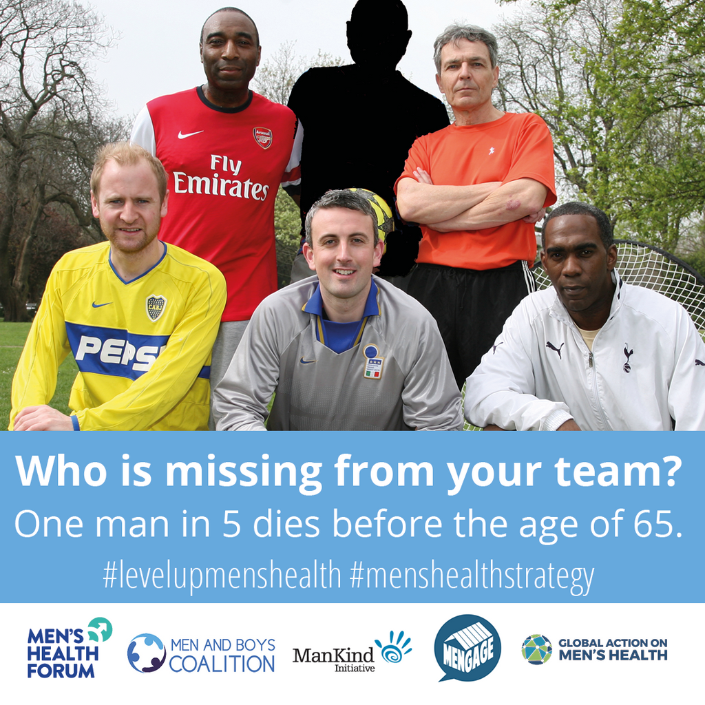 Men's health strategy campaign social media shares (pngs)