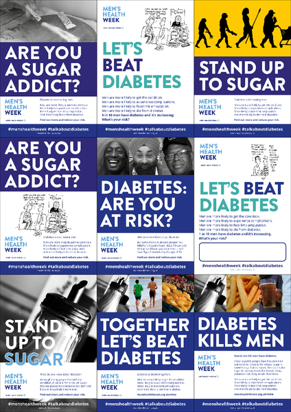 #TalkAboutDiabetes - Poster Pack - 13 posters (pdf)