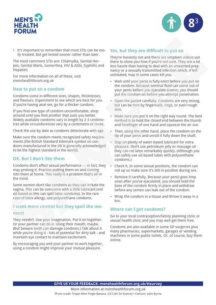 Toolbox Talk 8: How to enjoy safer sex (PDF)