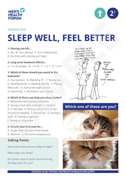 Toolbox Talks: complete set of 11 talks (PDF)