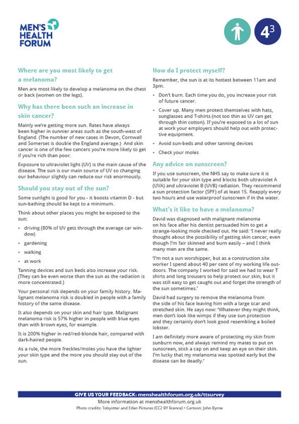 Toolbox Talk 4: Avoid skin cancer (PDF)