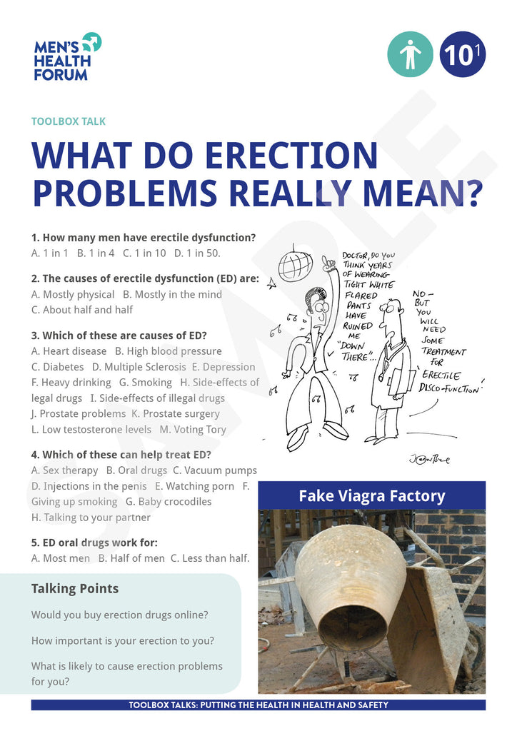Toolbox Talk 10: What do erection problems really mean? (PDF + 3 days trial video)