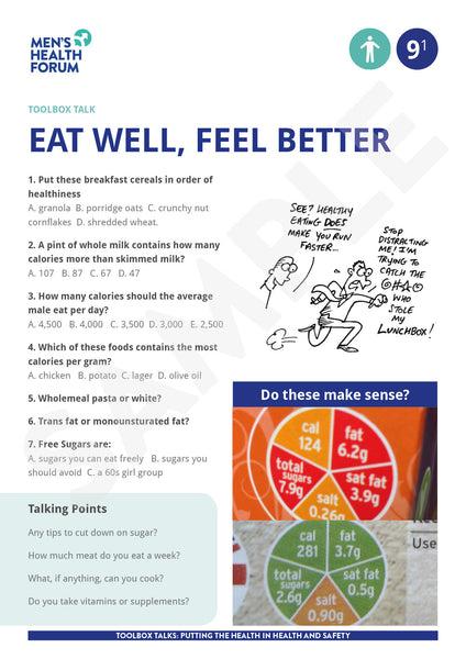 Toolbox Talk 9: Eat well, feel better (PDF)