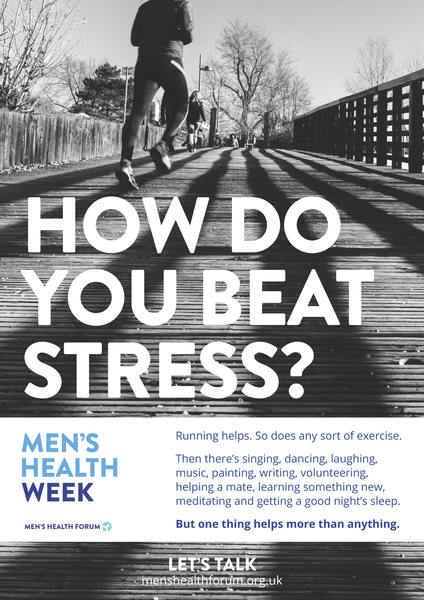 How do you beat stress? Let's talk. - Poster Pack - 18 posters (pdf)