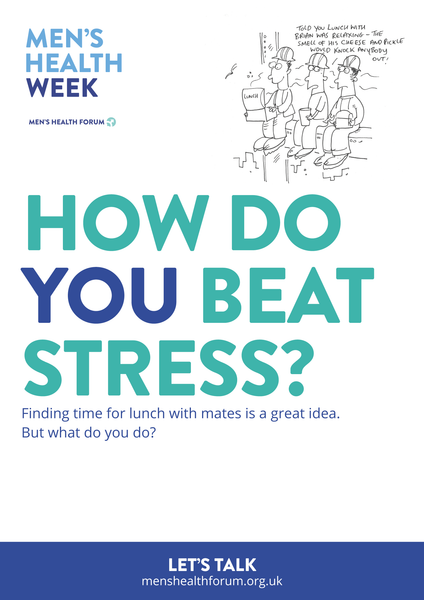 How do you beat stress? Let's talk. - Poster Pack - 18 posters (pdf)