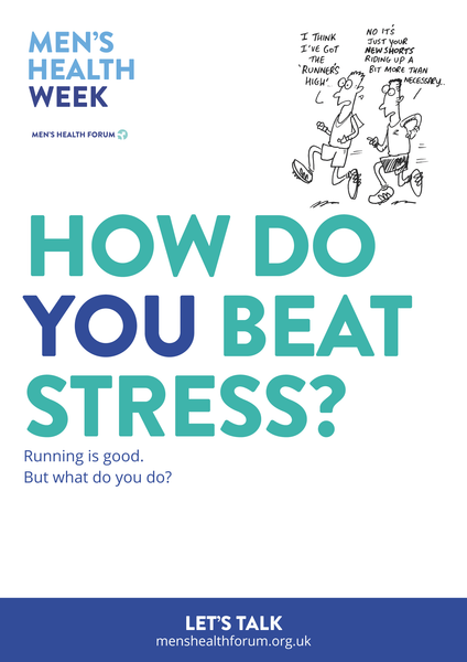 How do you beat stress? Let's talk. - Poster Pack - 18 posters (pdf)