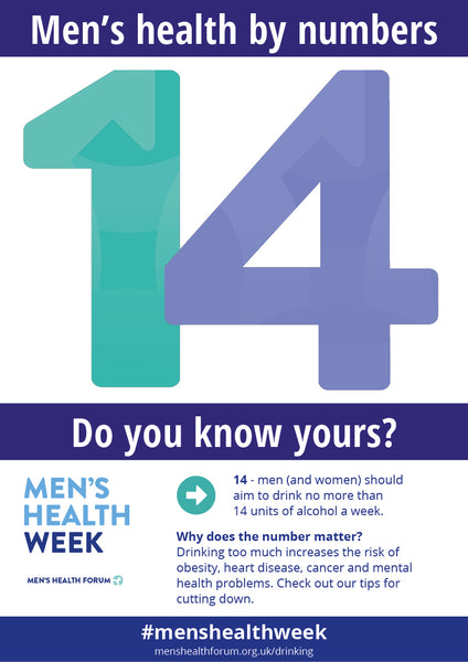 #menshealthweek Men's Health By Numbers Poster Pack - 12 posters (pdf)