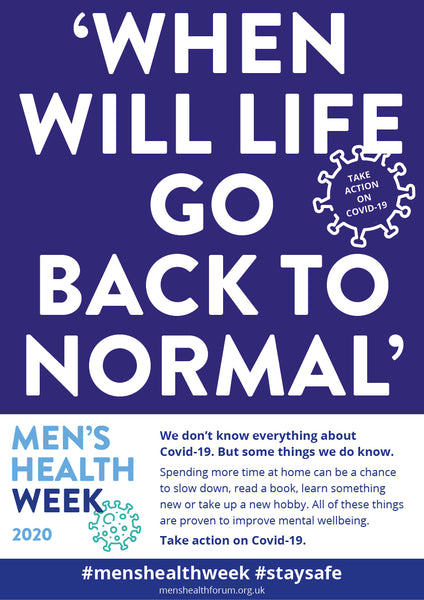 #menshealthweek Take Action on Covid-19 Poster Pack - 14 posters (pdf)