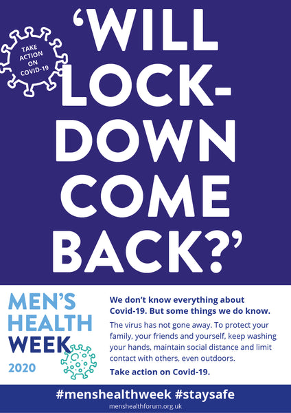 #menshealthweek Take Action on Covid-19 Poster Pack - 14 posters (pdf)