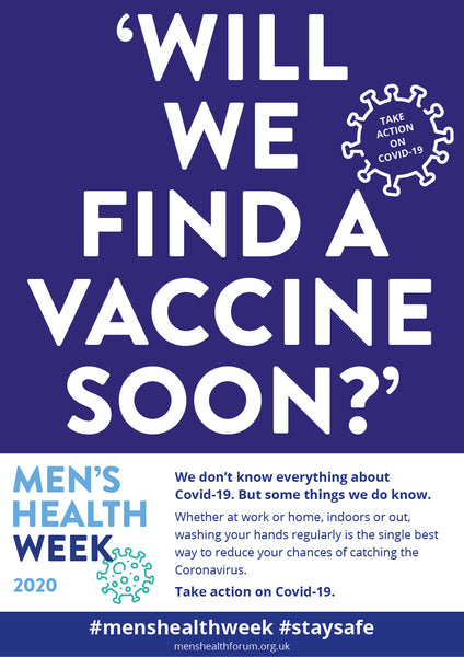 #menshealthweek Take Action on Covid-19 Poster Pack - 14 posters (pdf)