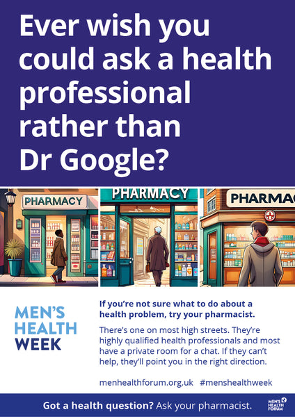 Men's Health Week 2026 - Men & Pharmacy social media shares and posters