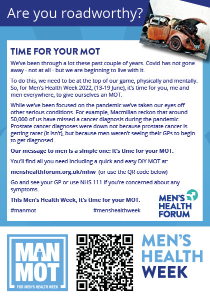 #menshealthweek - Time For Your MOT (resource pack)