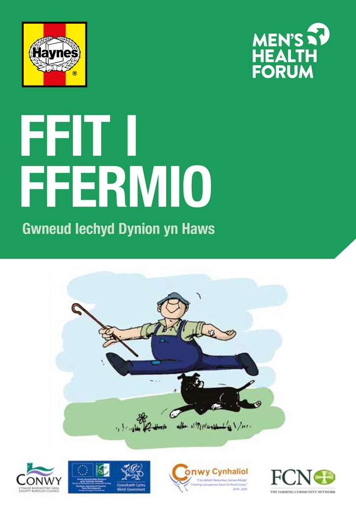 Ffit I Ffermio - Fit for Farming - 2 in 1: read in English or Welsh