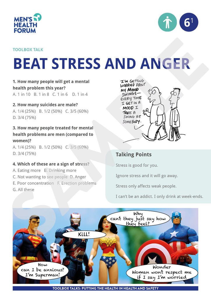 Toolbox Talk 6: Beat Stress & Anger (PDF + 3 days trial video)