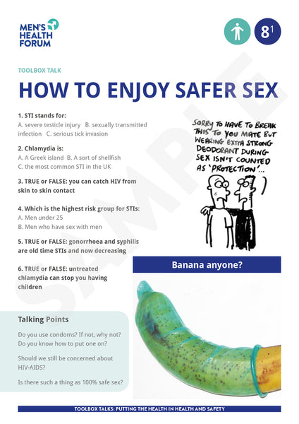 Toolbox Talk 8: How to enjoy safer sex (PDF)