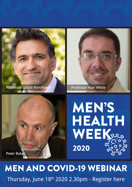 Webinar - Men & COVID-19: new lessons learned + the challenge of inequality (Thursday, June 18th, 2.30 pm)