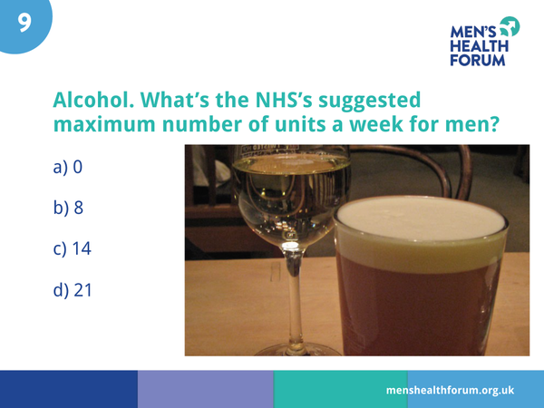 #menshealthweek Men's Health By Numbers Quiz Slideshow (pdf)