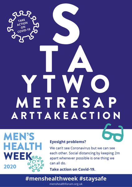 #menshealthweek Take Action on Covid-19 Poster Pack - 14 posters (pdf)